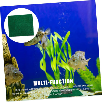 Fish Tank Simulation Turf Mat 9.84 X 7.87 X 0.31 in Artificial Grass for Turtle Tank Turtle Basking Platform Flowerpot Mat Home Landscaping Reptile Habitat