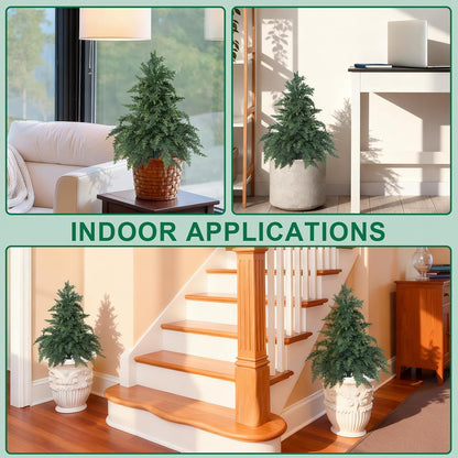 Artificial Lavender Topiary Ball Trees, Boxwood Shrubs