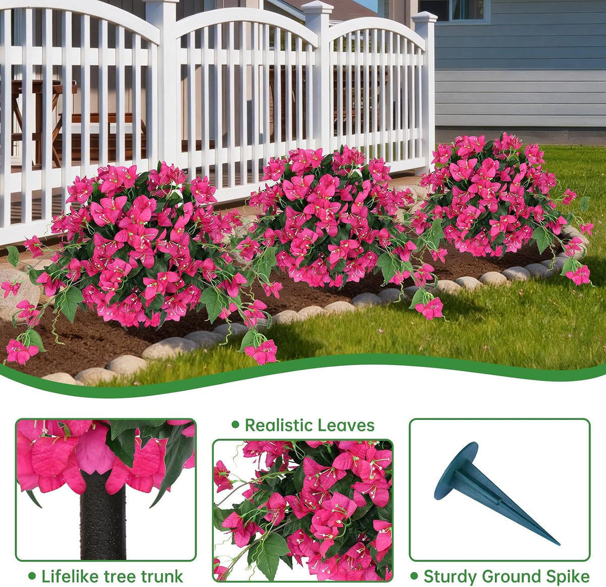 Artificial Lavender Topiary Ball Trees, Boxwood Shrubs
