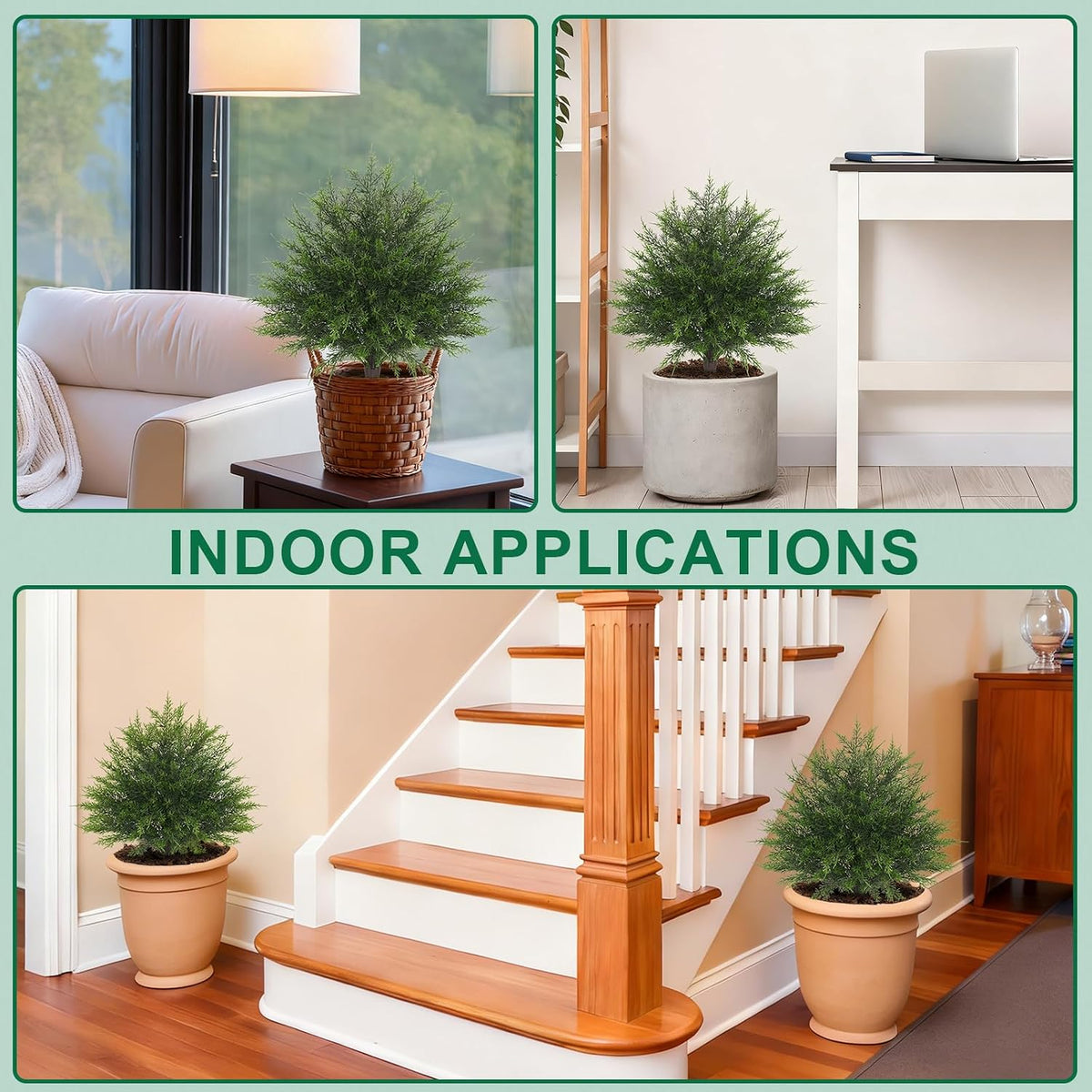 Artificial Lavender Topiary Ball Trees, Boxwood Shrubs
