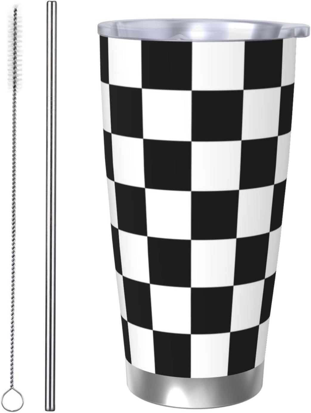 Lemon Tumbler 20oz Fruit Stainless Steel Vacuum Insulated Tumblers with Lid and Straw Mint Green Travel Coffee Mug Tea Wine Cups Water Bottle Gifts for Women