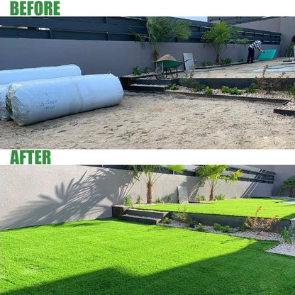 Artificial Grass 3' x 10' (30 Square Feet) Realistic Fake Grass Deluxe Turf Synthetic Turf Thick Lawn Pet Turf -Perfect for Indoor/Outdoor Landscape (20mm high Pile) Customized