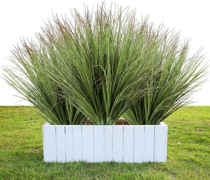 48 Pcs Faux Grass Plants Artificial Shrubs Wheat Grass