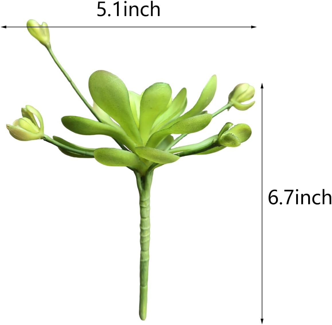 2pcs Artificial Succulent Plants, Realistic Fake Succulents, Fake Plants for Garden Arrangement Decor, Red