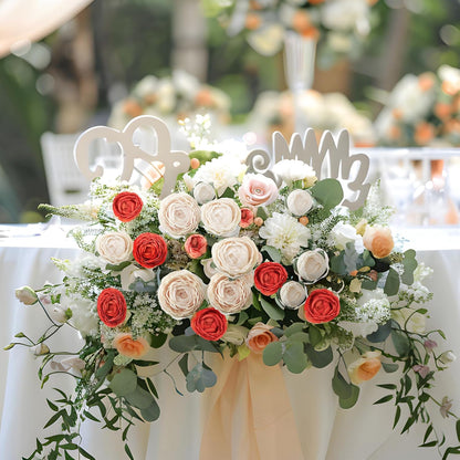 6Pcs Realistic Silk White Ranunculus Artificial Flowers Long Stems, 23.6" Tall Fake Flowers Faux Flowers Suit for Year-Round Home Decoration, Wedding, Bridal Bouquets, Office