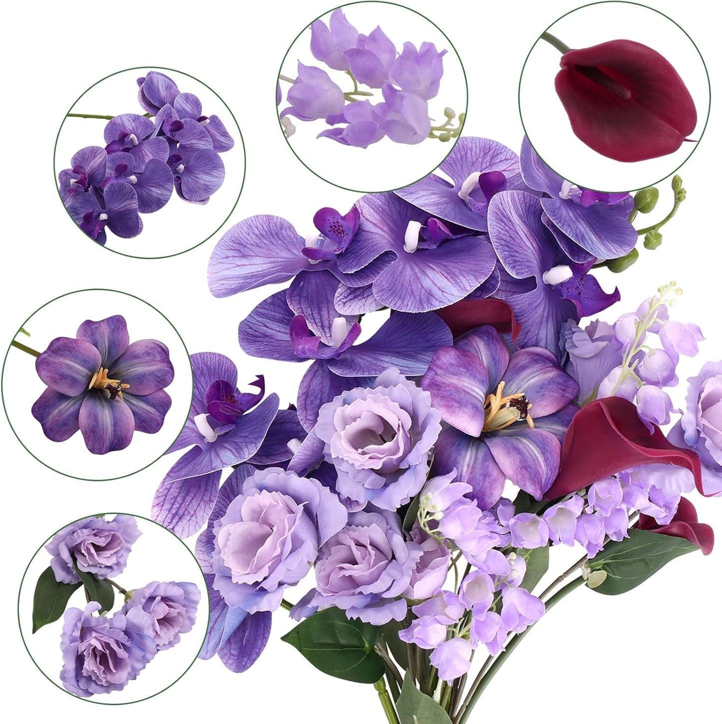 Artificial Sunflowers Fake Cemetery Flowers for Grave Bouquet with Sunflowers for Bridal Bouquets Wedding Centerpieces Decor Party Table Gravesites Fall Floral Arrangements Home Decoration