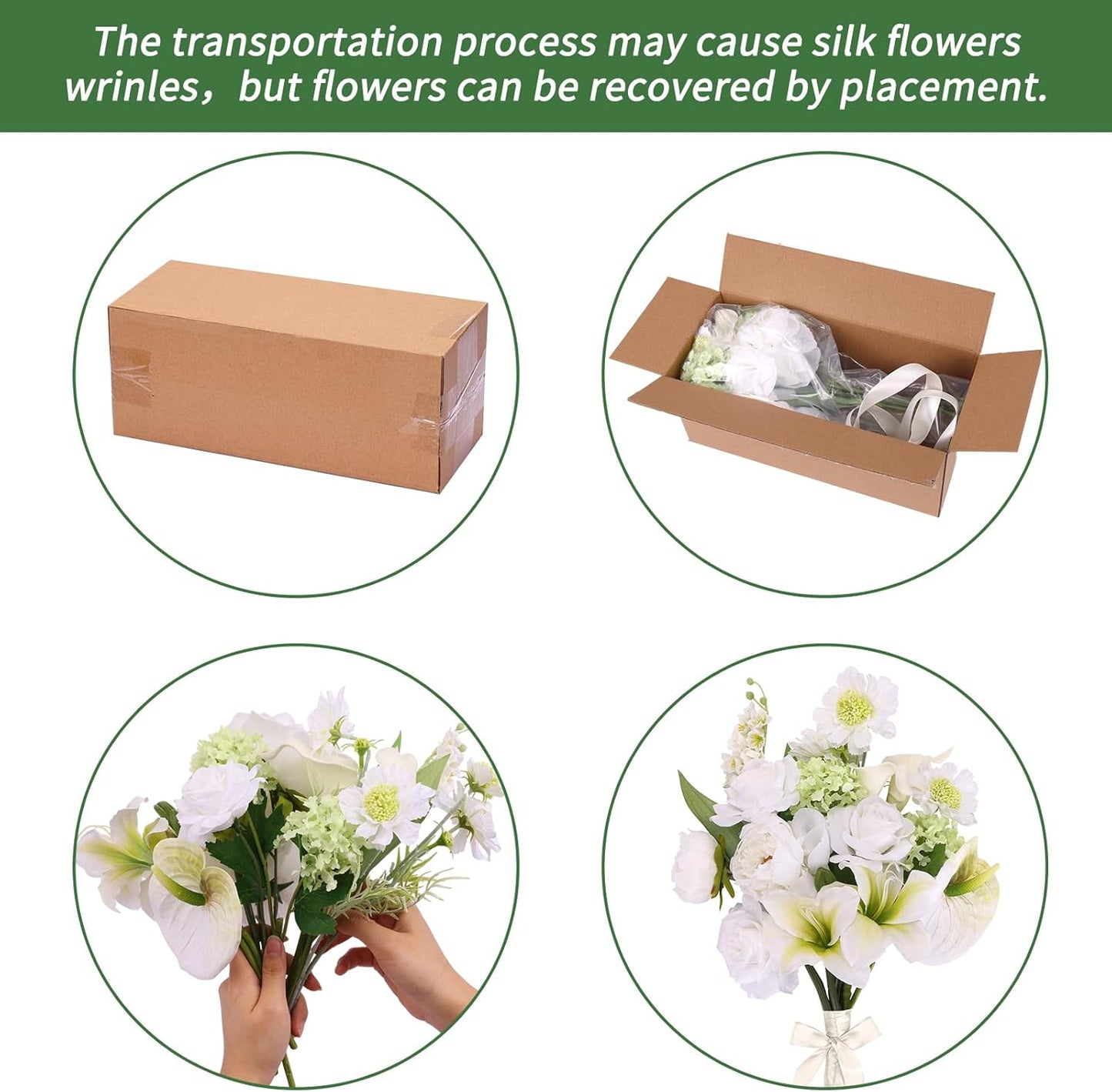Artificial Sunflowers Fake Cemetery Flowers for Grave Bouquet with Sunflowers for Bridal Bouquets Wedding Centerpieces Decor Party Table Gravesites Fall Floral Arrangements Home Decoration