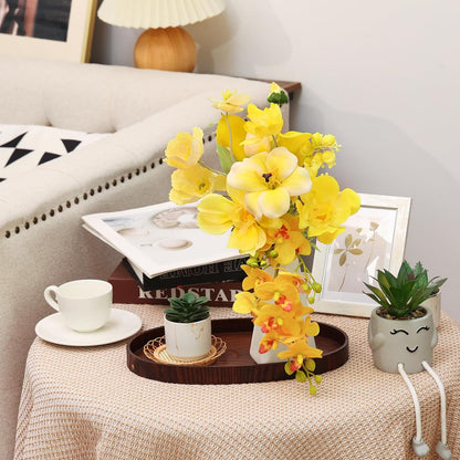Artificial Sunflowers Fake Cemetery Flowers for Grave Bouquet with Sunflowers for Bridal Bouquets Wedding Centerpieces Decor Party Table Gravesites Fall Floral Arrangements Home Decoration