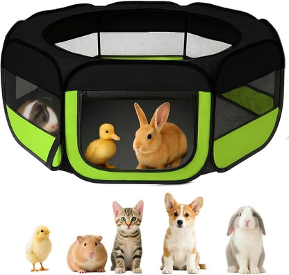 Extra Large Small Animal Playpen, Waterproof Foldable Pet Pen,Dark Grey