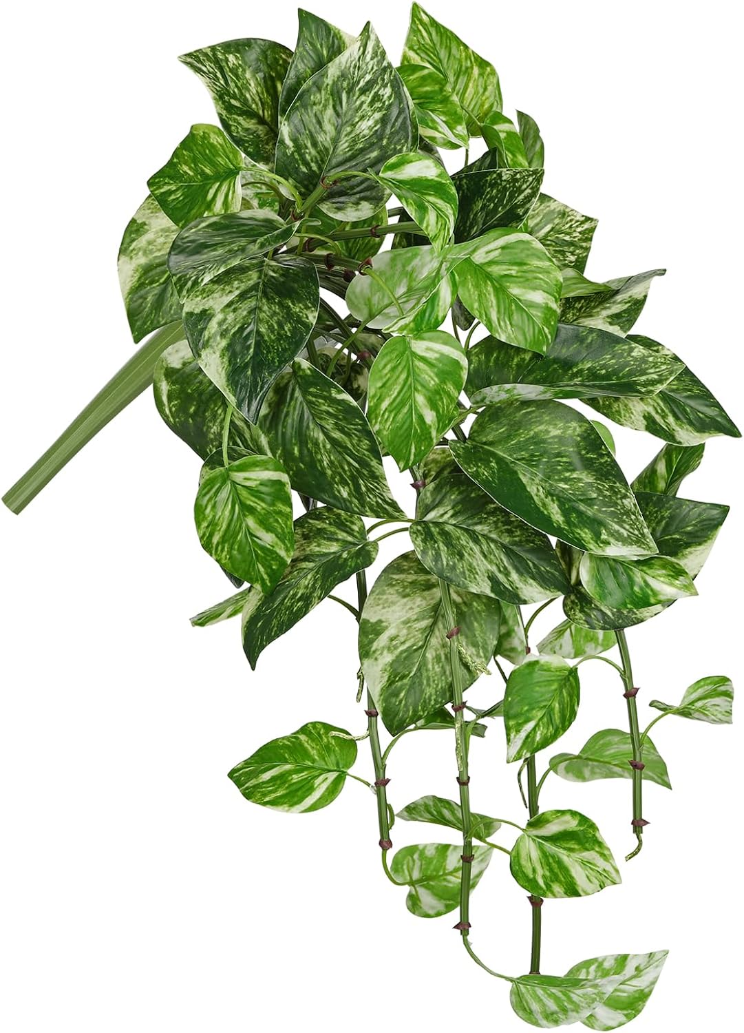 2pcs Artificial Hanging Plants 24" Fake Ivy Vine Faux Ivy Leaves Hanging Plant Greenery for Wall House Room Patio Indoor Outdoor Home Shelf Office Wedding Decor