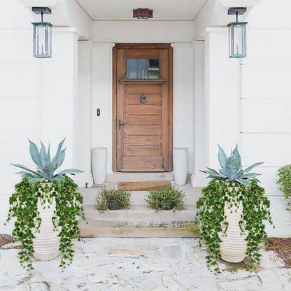 2pcs Artificial Hanging Plants 24" Fake Ivy Vine Faux Ivy Leaves Hanging Plant Greenery for Wall House Room Patio Indoor Outdoor Home Shelf Office Wedding Decor