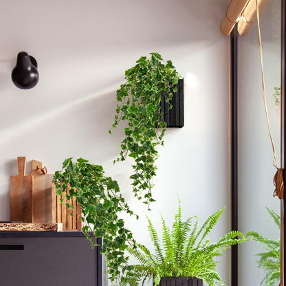 2pcs Artificial Hanging Plants 24" Fake Ivy Vine Faux Ivy Leaves Hanging Plant Greenery for Wall House Room Patio Indoor Outdoor Home Shelf Office Wedding Decor