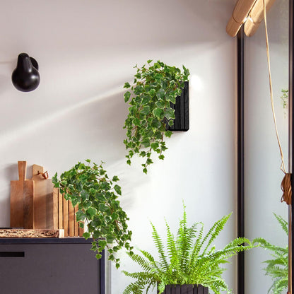 2pcs Artificial Hanging Plants 24" Fake Ivy Vine Faux Ivy Leaves Hanging Plant Greenery for Wall House Room Patio Indoor Outdoor Home Shelf Office Wedding Decor