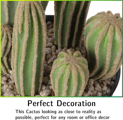 Artificial Cactus Fake Big Cactus 24 Inch Faux Cacti Plants for Home Garden Office Store Decoration