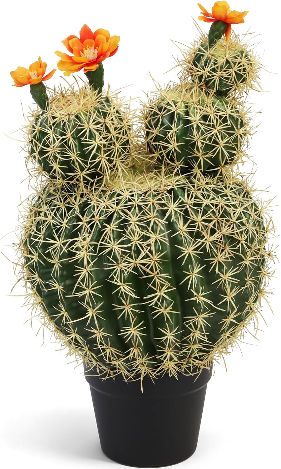 Artificial Cactus Fake Big Cactus 24 Inch Faux Cacti Plants for Home Garden Office Store Decoration
