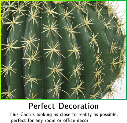 Artificial Cactus Fake Big Cactus 24 Inch Faux Cacti Plants for Home Garden Office Store Decoration
