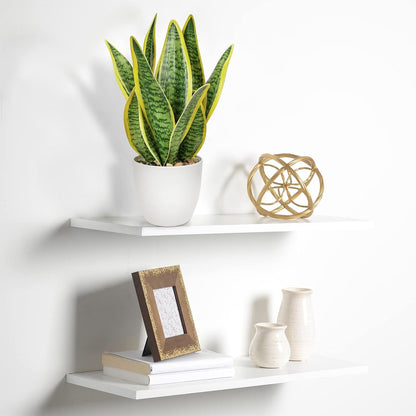 Artificial Snake Plant Potted Faux Sansevieria Trifasciata Plants, 16.5" Tropical Fake Snake Plants in White Pots for Home Office Room Indoor Decor Housewarming Gifts