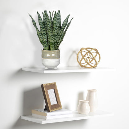 Artificial Snake Plant Potted Faux Sansevieria Trifasciata Plants, 16.5" Tropical Fake Snake Plants in White Pots for Home Office Room Indoor Decor Housewarming Gifts