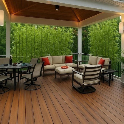 6ft, 20 Pack Fake Bamboo Outdoor Artificial Bamboo Plants | Designed for Patio and Deck Privacy,Also Can Be Used for Screen Dividers and backyard Decoration