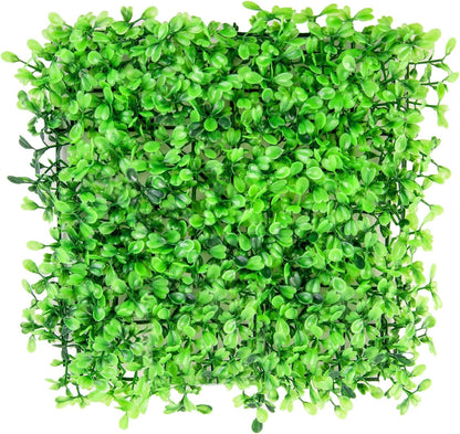 Aquarium Decorations Grass Artificial Plastic Lawn 10 inches Square Landscape Green Plants,Easy to Clean Landscape Ornament Realistic Faux Water Grass,with 8 Pcs Suction Cups