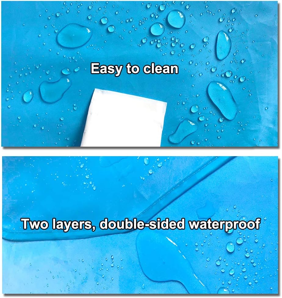 Hexagon Waterproof Pads, Reusable Small Animal Playpen Liners, Double-Sided Waterproof 42.5in x 41in Cage Bedding for Guinea Pig, Rabbit, Hamster, Chinchilla, Hedgehog