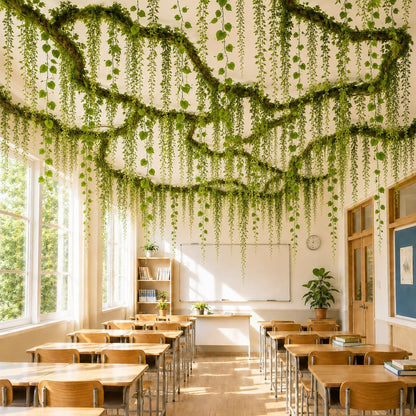 35 Pcs Artificial Bendable Vines Branches Decoration, Jungle Theme Decor