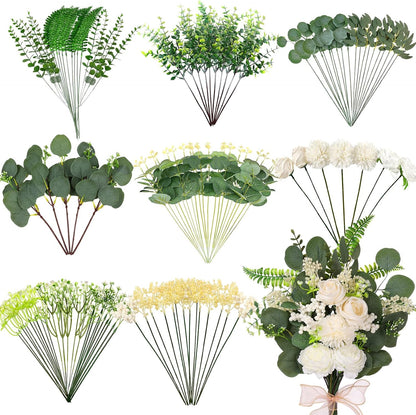 32 Bundles Faux Lavender Plants Outdoor, UV Resistant Fake Lavender Flower