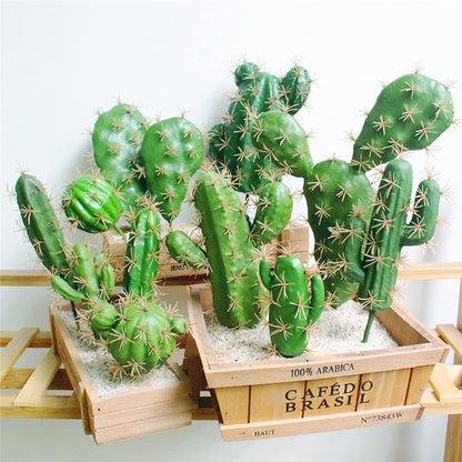 10 PCS Faux Fake Succulents Artificial Cactus Decor Faux Cactus Cacti Plant Artificial Cactus Succulent Artificial Succulent Plants for Decoration Faux Cactus Plant Bulk