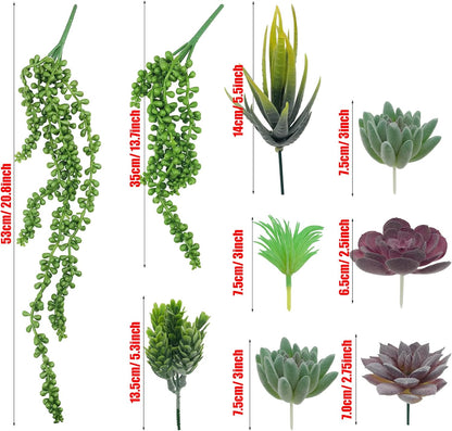 10 PCS Faux Fake Succulents Artificial Cactus Decor Faux Cactus Cacti Plant Artificial Cactus Succulent Artificial Succulent Plants for Decoration Faux Cactus Plant Bulk
