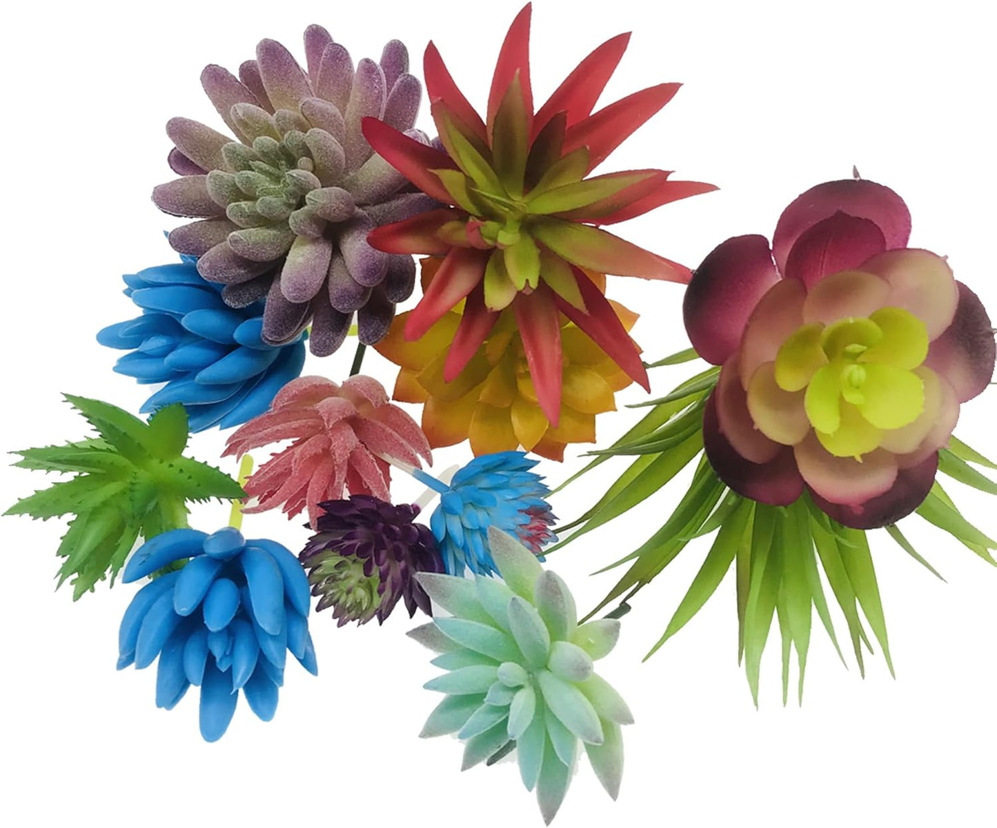 10 PCS Faux Fake Succulents Artificial Cactus Decor Faux Cactus Cacti Plant Artificial Cactus Succulent Artificial Succulent Plants for Decoration Faux Cactus Plant Bulk