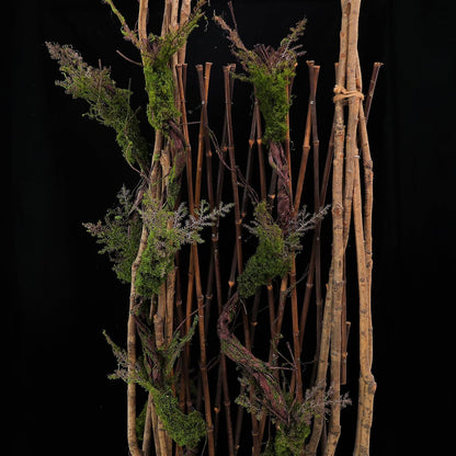 78" Large Bendable Fake Tree Trunk Branch Wall Hanging Moss Vine