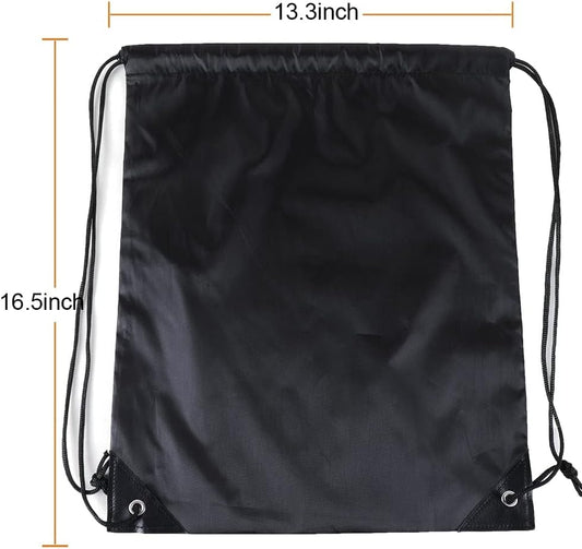 20 Pcs Drawstring Backpack Bulk Draw String Bags Cinch Polyester Bag for Gym Sport, Yellow