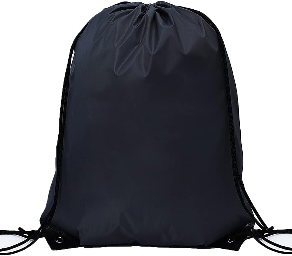 20 Pcs Drawstring Backpack Bulk Draw String Bags Cinch Polyester Bag for Gym Sport, Yellow