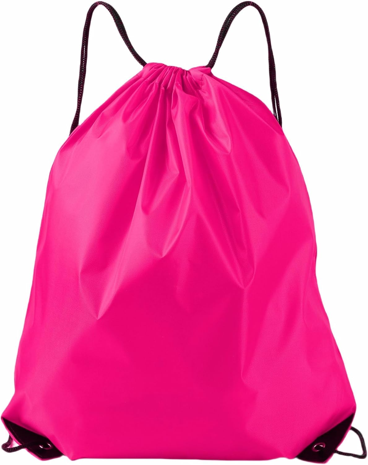 20 Pcs Drawstring Backpack Bulk Draw String Bags Cinch Polyester Bag for Gym Sport, Yellow