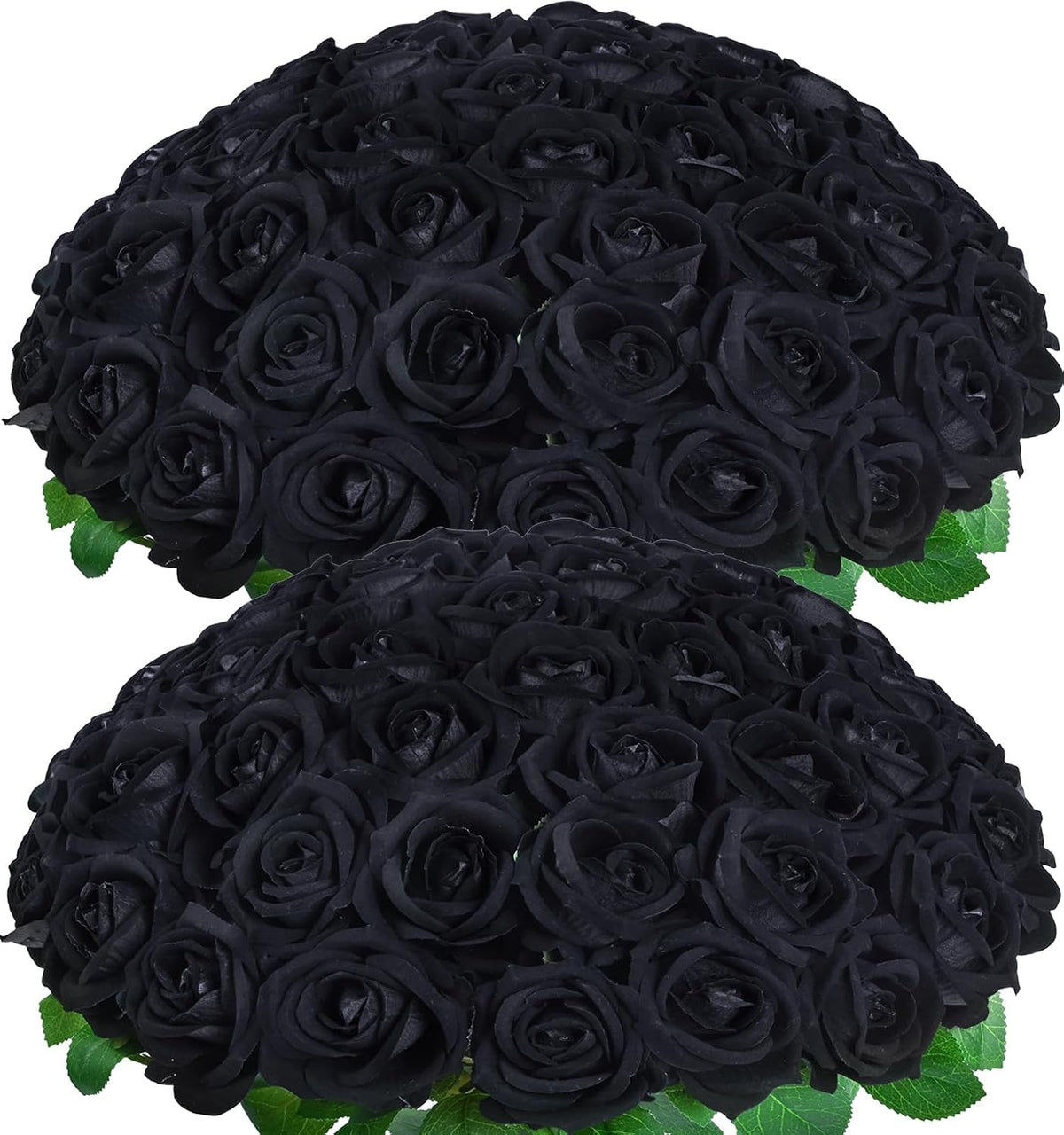 Red Roses Artificial Flowers, Real Touch Velvet Fake Roses Bouquet