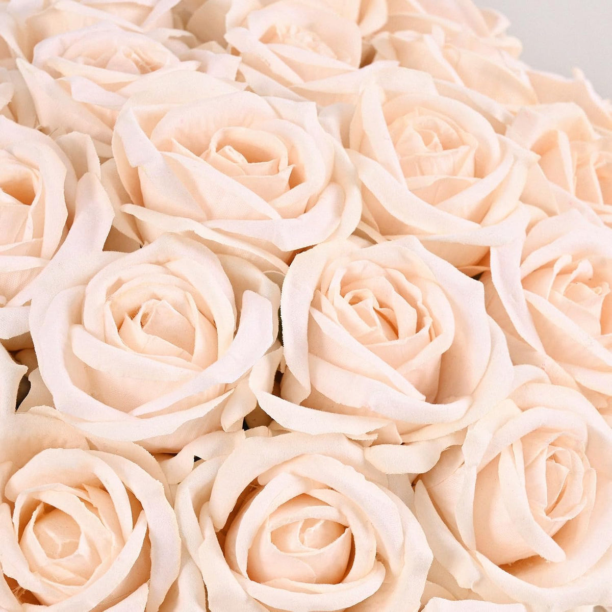 Red Roses Artificial Flowers, Real Touch Velvet Fake Roses Bouquet
