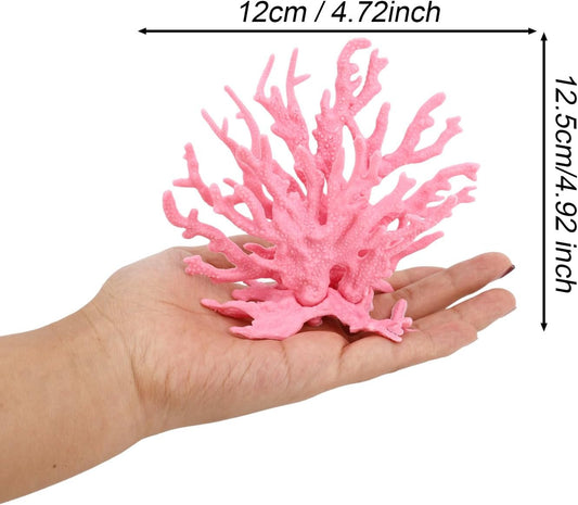 Fish Tank Decorations, White Resin Coral Reef Decor Creative Realistic Aquarium Coral Ornaments for Fish Tank Aquarium Landscape Decor Ornament Accessories
