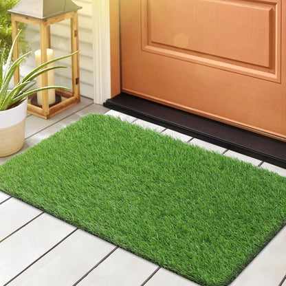 32"x 20" Artificial Grass Door Mat, Turf Grass Dog Outdoor Rug