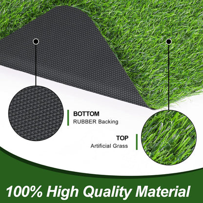 32"x 20" Artificial Grass Door Mat, Turf Grass Dog Outdoor Rug