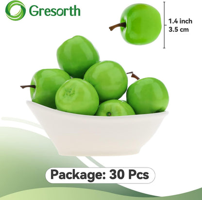 30pcs MINI Artificial Peach Decoration Fake Fruit Home Party Christmas DIY Material - 3.5 cm