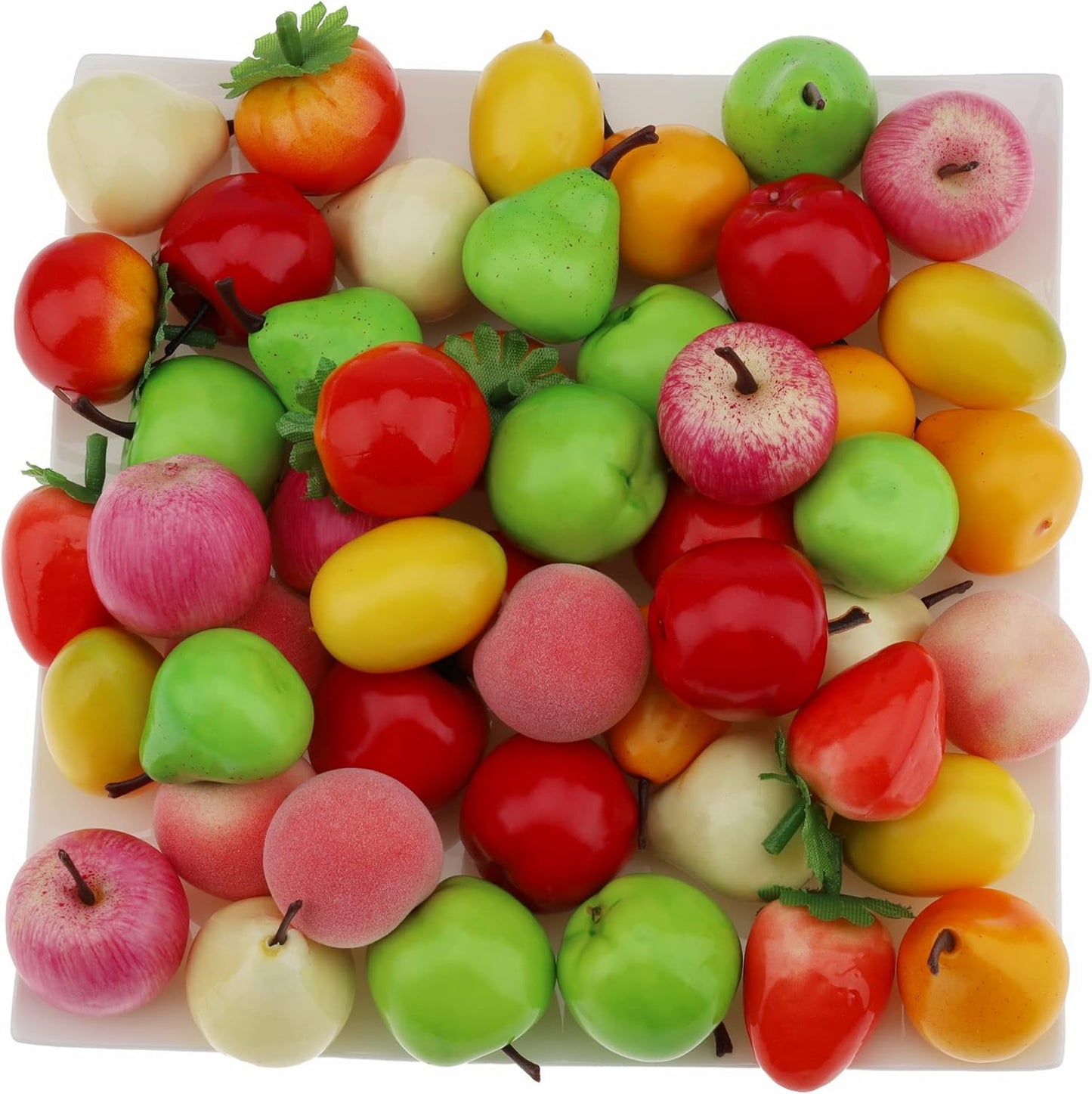 30pcs MINI Artificial Peach Decoration Fake Fruit Home Party Christmas DIY Material - 3.5 cm