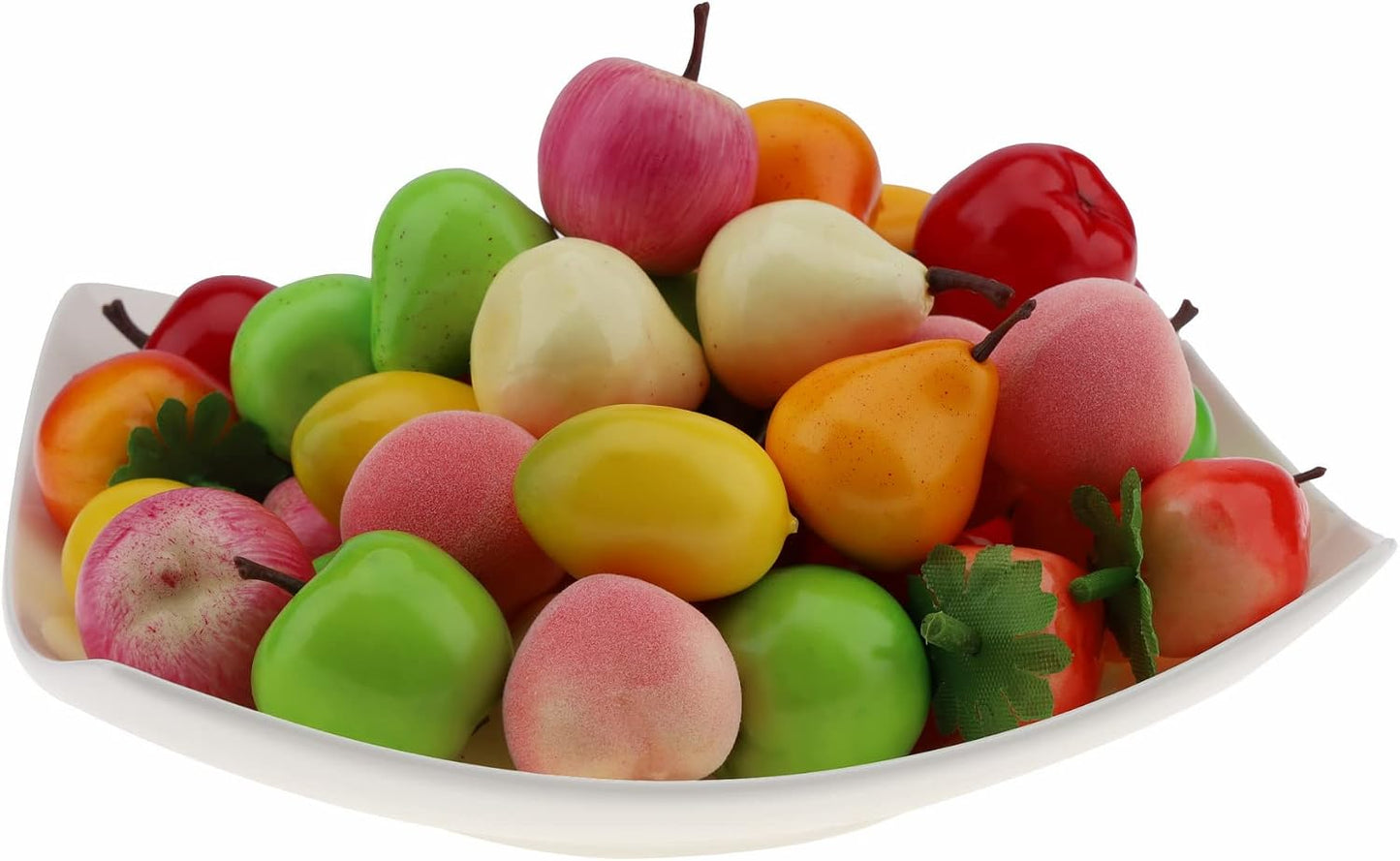 30pcs MINI Artificial Peach Decoration Fake Fruit Home Party Christmas DIY Material - 3.5 cm