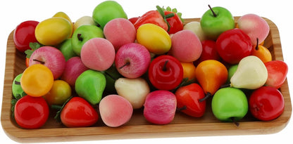 30pcs MINI Artificial Peach Decoration Fake Fruit Home Party Christmas DIY Material - 3.5 cm
