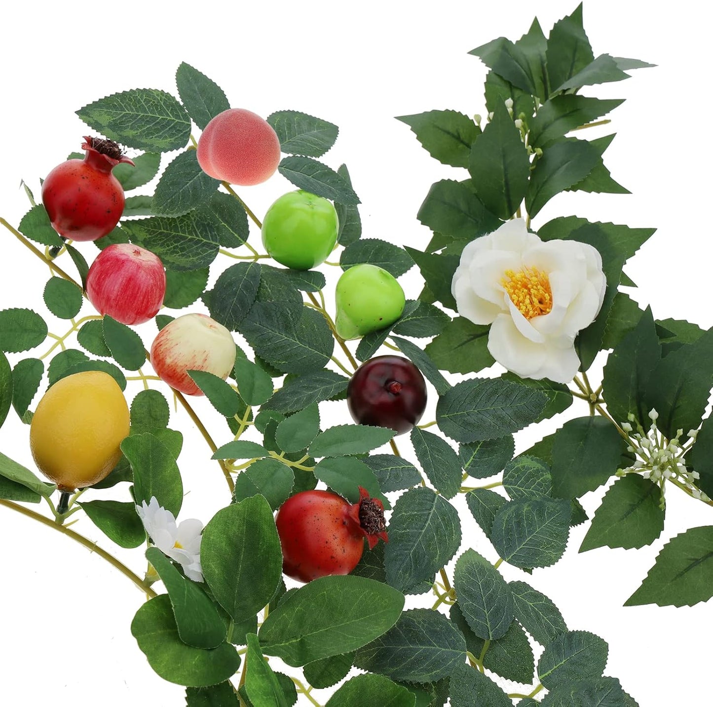 30pcs MINI Artificial Peach Decoration Fake Fruit Home Party Christmas DIY Material - 3.5 cm