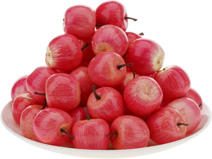 30pcs MINI Artificial Peach Decoration Fake Fruit Home Party Christmas DIY Material - 3.5 cm