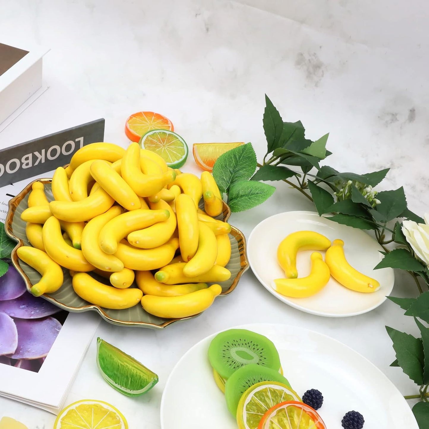 30pcs MINI Artificial Peach Decoration Fake Fruit Home Party Christmas DIY Material - 3.5 cm