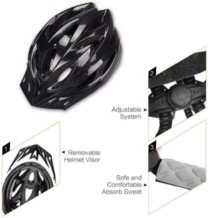 Adult Cycling Bike Helmet, Lightweight Unisex Bicycle Helmet,Premium Quality Airflow Bike Helmet