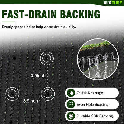 Realistic Artificial Grass Outdoor Rug 3FTX5FT Dog Turf Mat