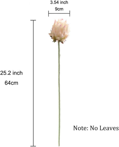 4 Piece Artificial King Protea Flower Tropical Flowers Bouquet Spring Fake Protea Cynaroides Flower Arrangements Silk Flower Bouquet for Wedding Table Centerpiece Decor