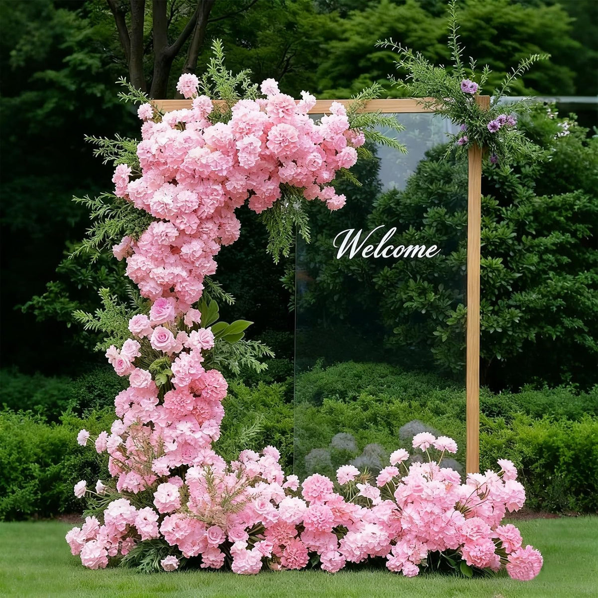 Blue Hydrangea Artificial Flowers Bulk, Faux Hydrangea Flowers Heads, Artificial Fake Silk Hydrangea Flowers with Stems, Blue Flowers Artificial for Decoration Wedding Décor